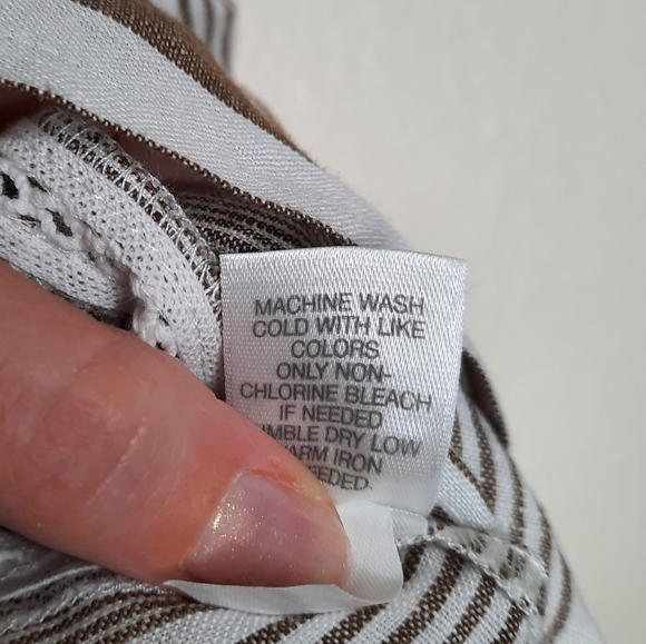 J.Jill Love Linen Striped Tank Top Blouse SP - Picture 6 of 7